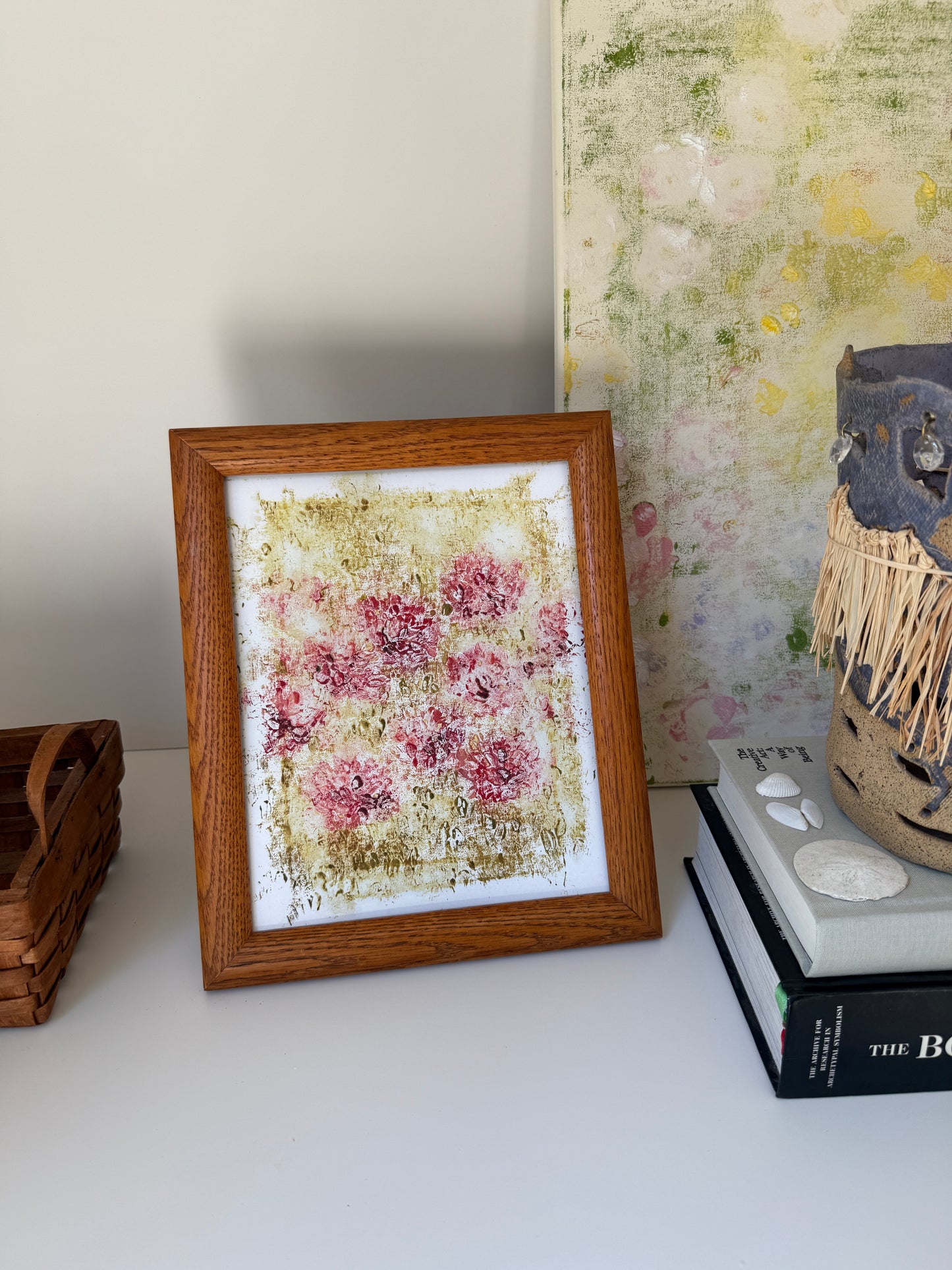 Pressed Flowers, White - Open Edition Print