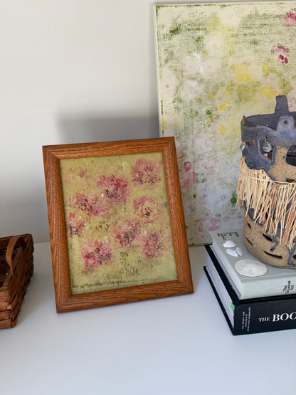 Pressed Flowers, Chartreuse - Open Edition Print