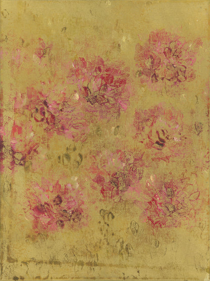 Pressed Flowers, Chartreuse - Open Edition Print