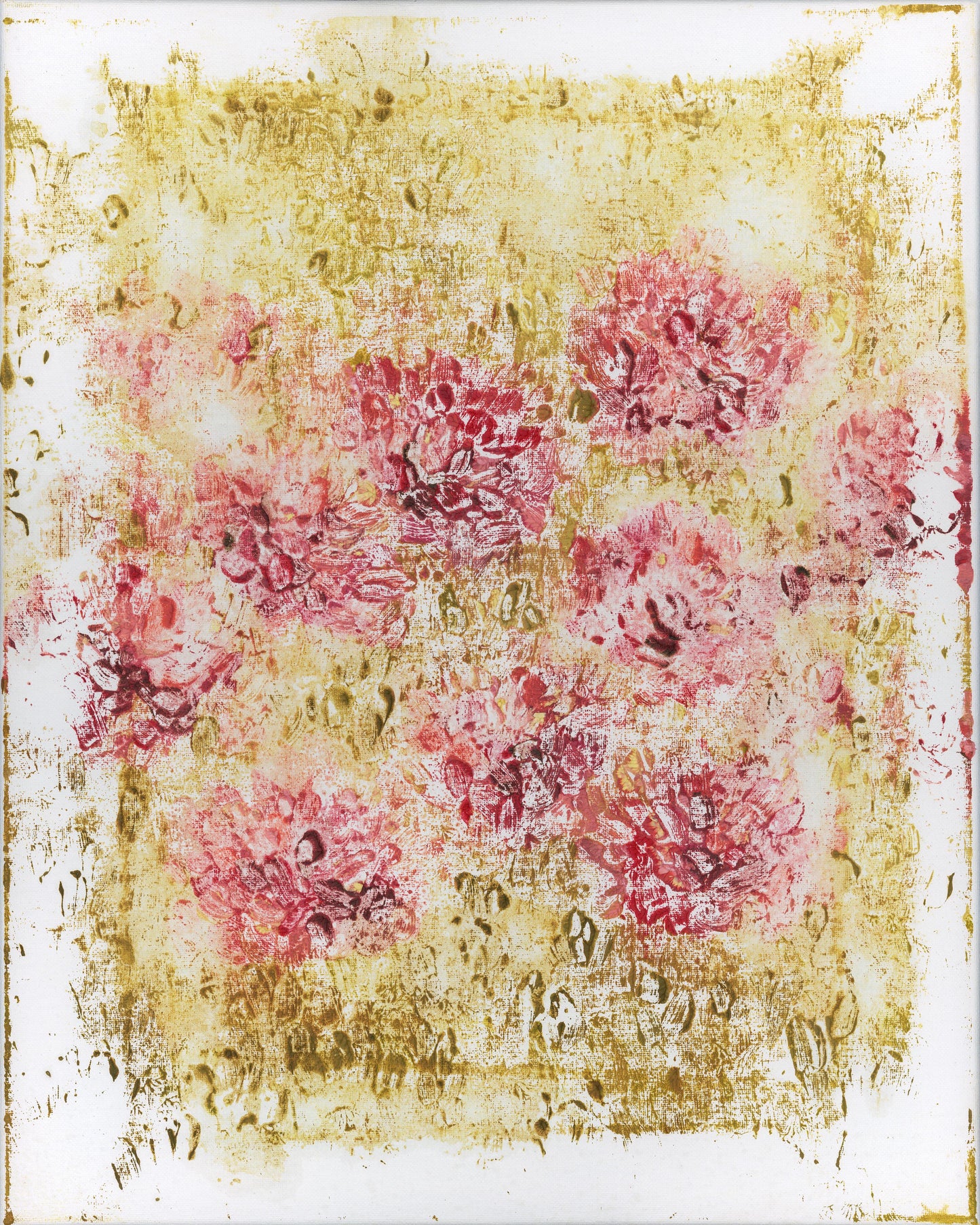 Pressed Flowers, White - Open Edition Print