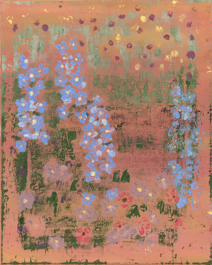 Delphinium - Open Edition Print
